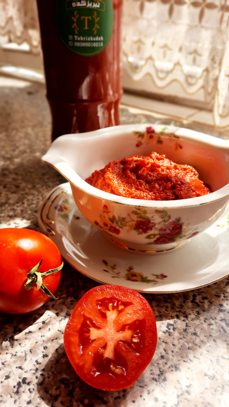 رب گوجه فرنگی خانگی